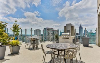 Rooftop living spaces